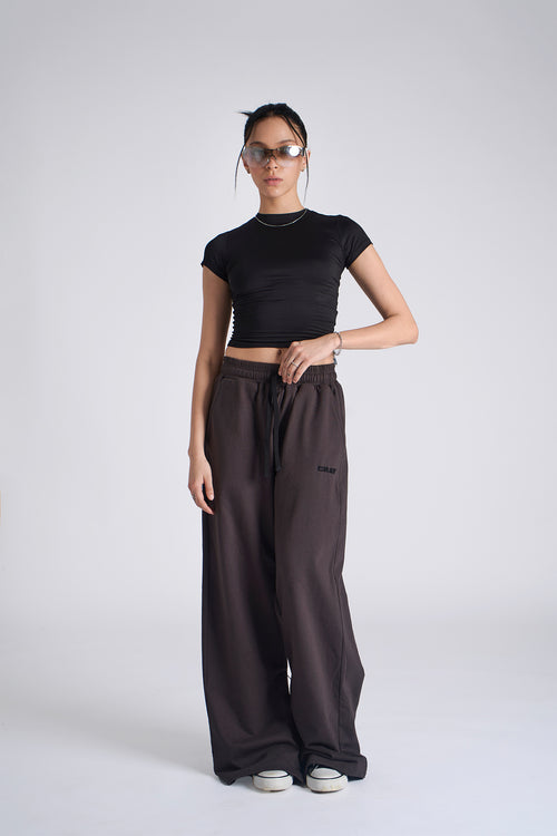 Brown Cherub Wide Leg Pants
