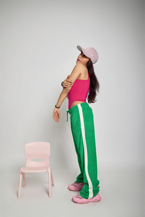 Hot Pink Highcut Bodysuit