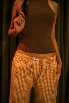 Yellow Gingham Pyjama