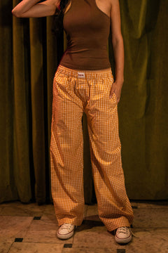 Yellow Gingham Pyjama