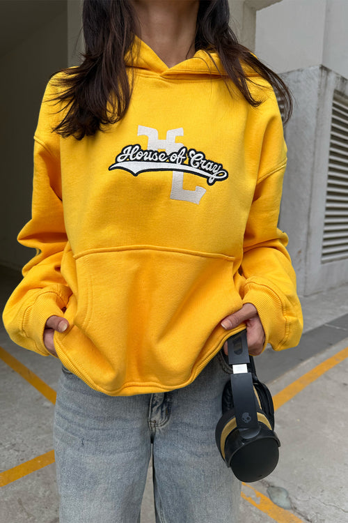 Yellow Cherub Wings | Boxy Fit Hoodie