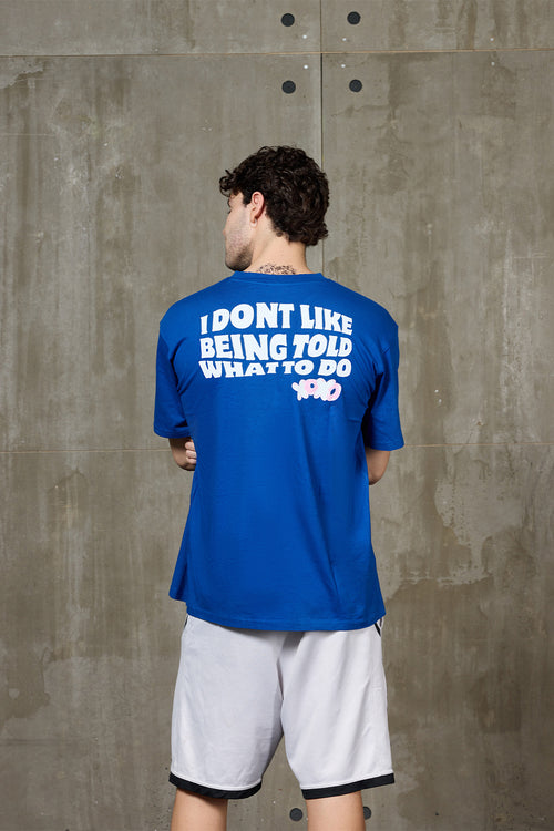 Blue Cray Signature Oversized tee
