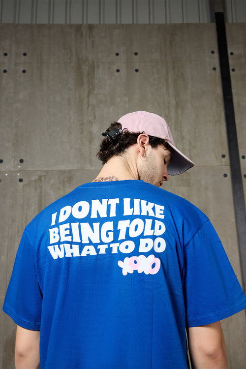 Blue Cray Signature Oversized tee