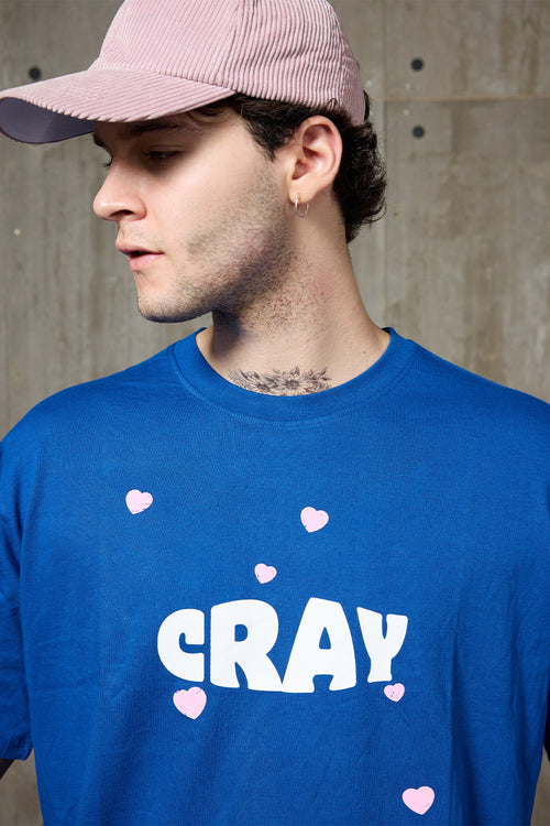 Blue Cray Signature Oversized tee