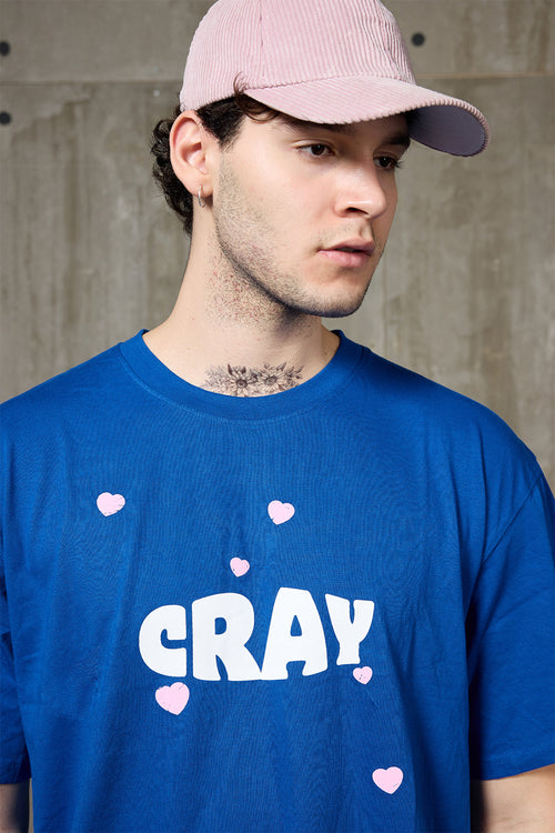 Blue Cray Signature Oversized tee