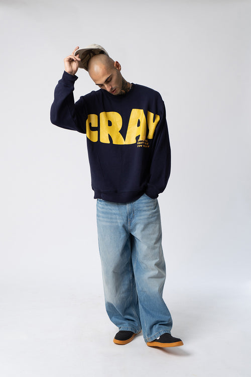Navy Blue Cray Signature Sweatshirt