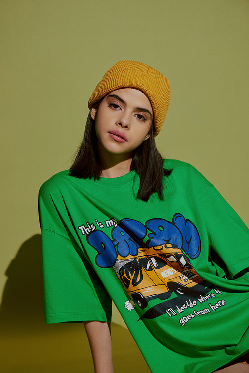 Dream Green Oversized Tshirt