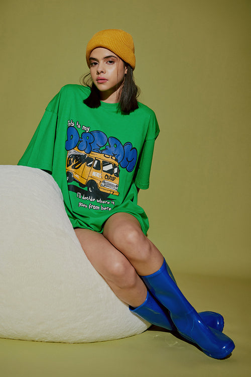 Dream Green Oversized Tshirt