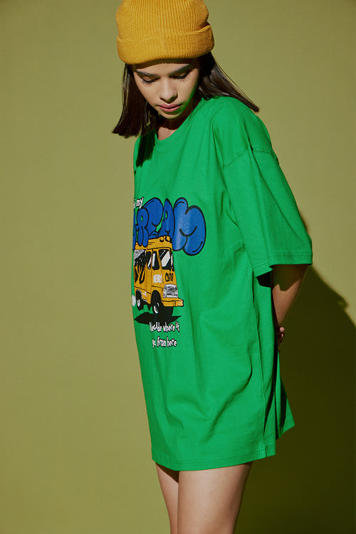 Dream Green Oversized Tshirt