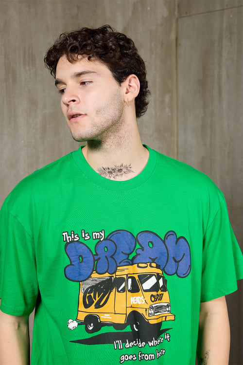 Dream Green Oversized Tee