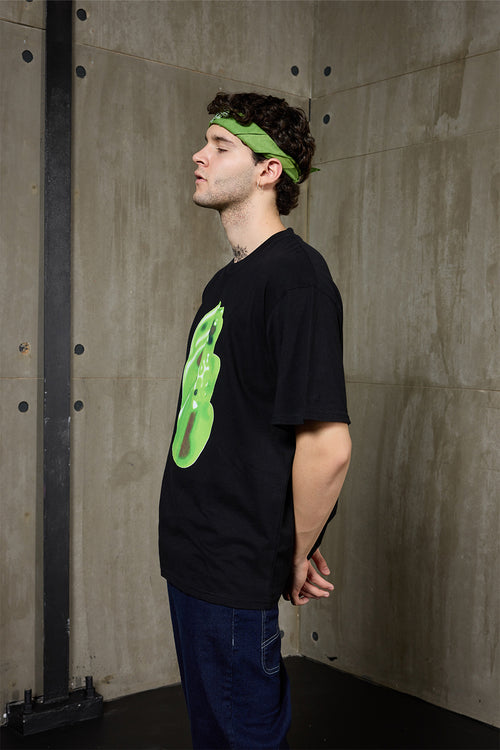Gummy Bear Black Oversized Tee