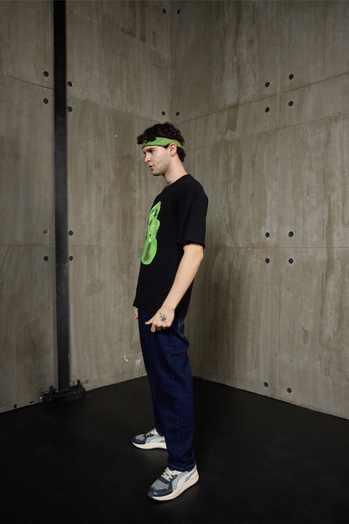 Gummy Bear Black Oversized Tee