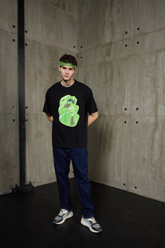 Gummy Bear Black Oversized Tee