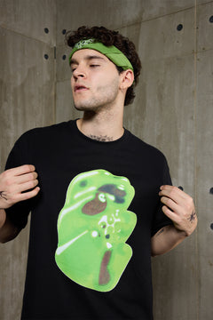 Gummy Bear Black Oversized Tee