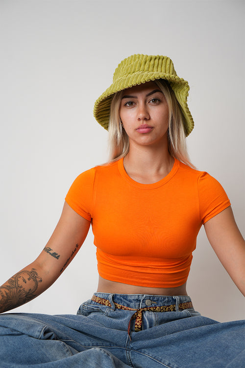 Orange Baby Tee