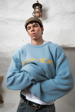 Ice Blue Elcambaro Jacquard Pullover