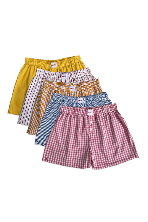 5-Pack Woven Boxer Shorts