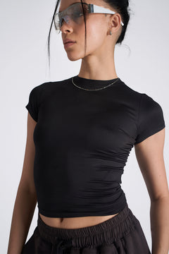 Black Basic Sports Top