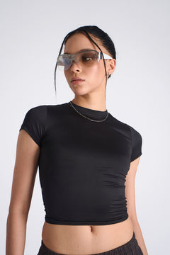 Black Basic Sports Top