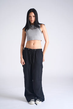 Black Parachute Pants