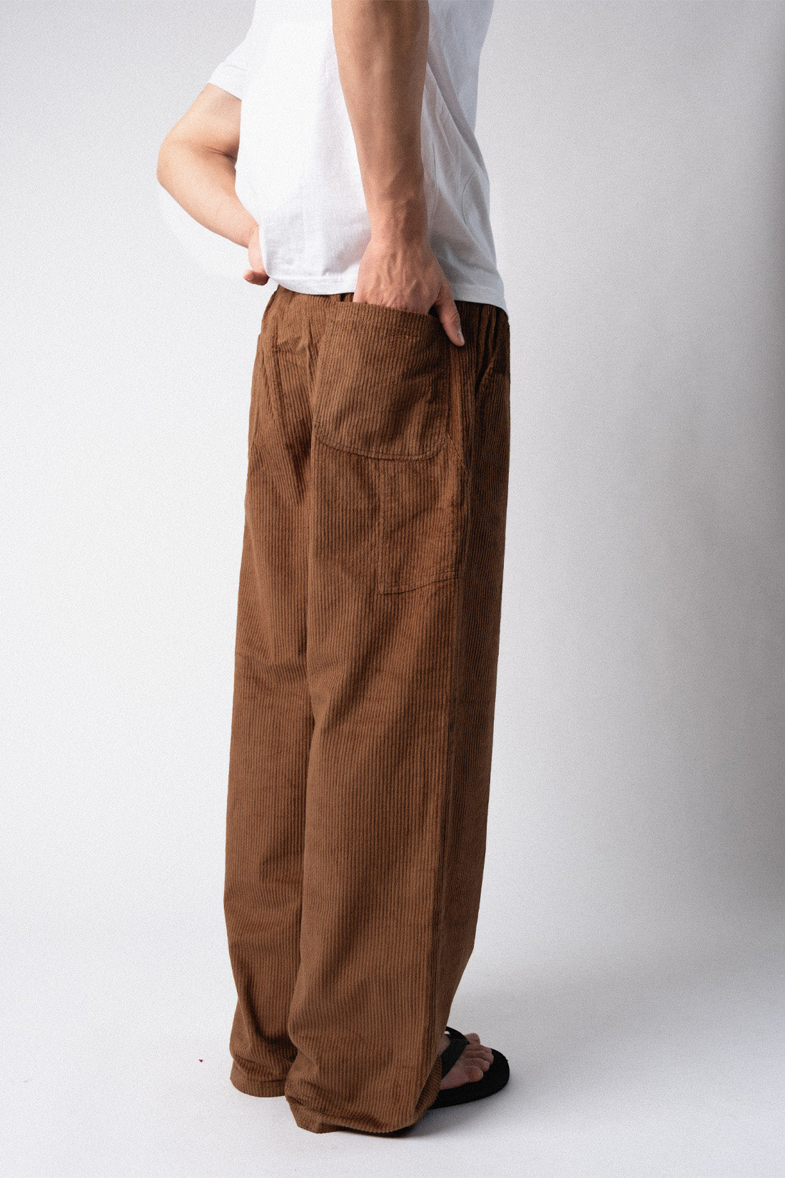 Brown Corduroy Carpenter Sweatpants – Crayyheads