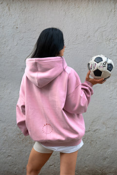 Crayy Signature Oversized Hoodie | Soft Pink