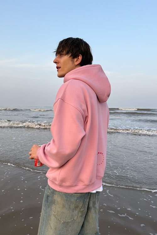 Crayy Signature Oversized Hoodie | Soft Pink