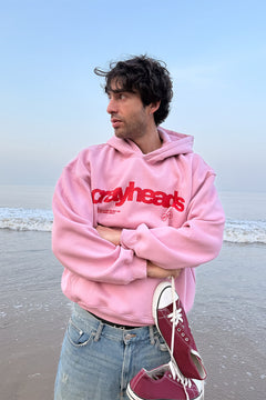 Crayy Signature Oversized Hoodie | Soft Pink