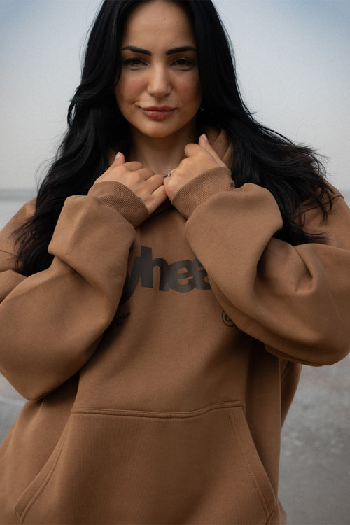 Crayy Signature Oversized Hoodie | Warm Brown