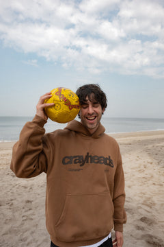 Crayy Signature Oversized Hoodie | Warm Brown