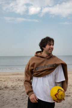 Crayy Signature Oversized Hoodie | Warm Brown