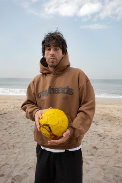 Crayy Signature Oversized Hoodie | Warm Brown