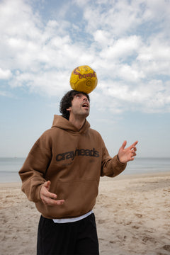 Crayy Signature Oversized Hoodie | Warm Brown