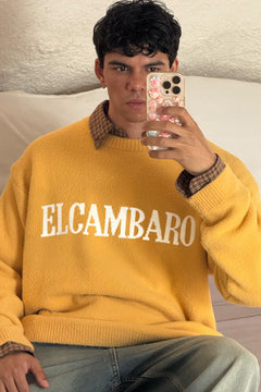 ELCAMBARO Jacquard Pullover | Mango