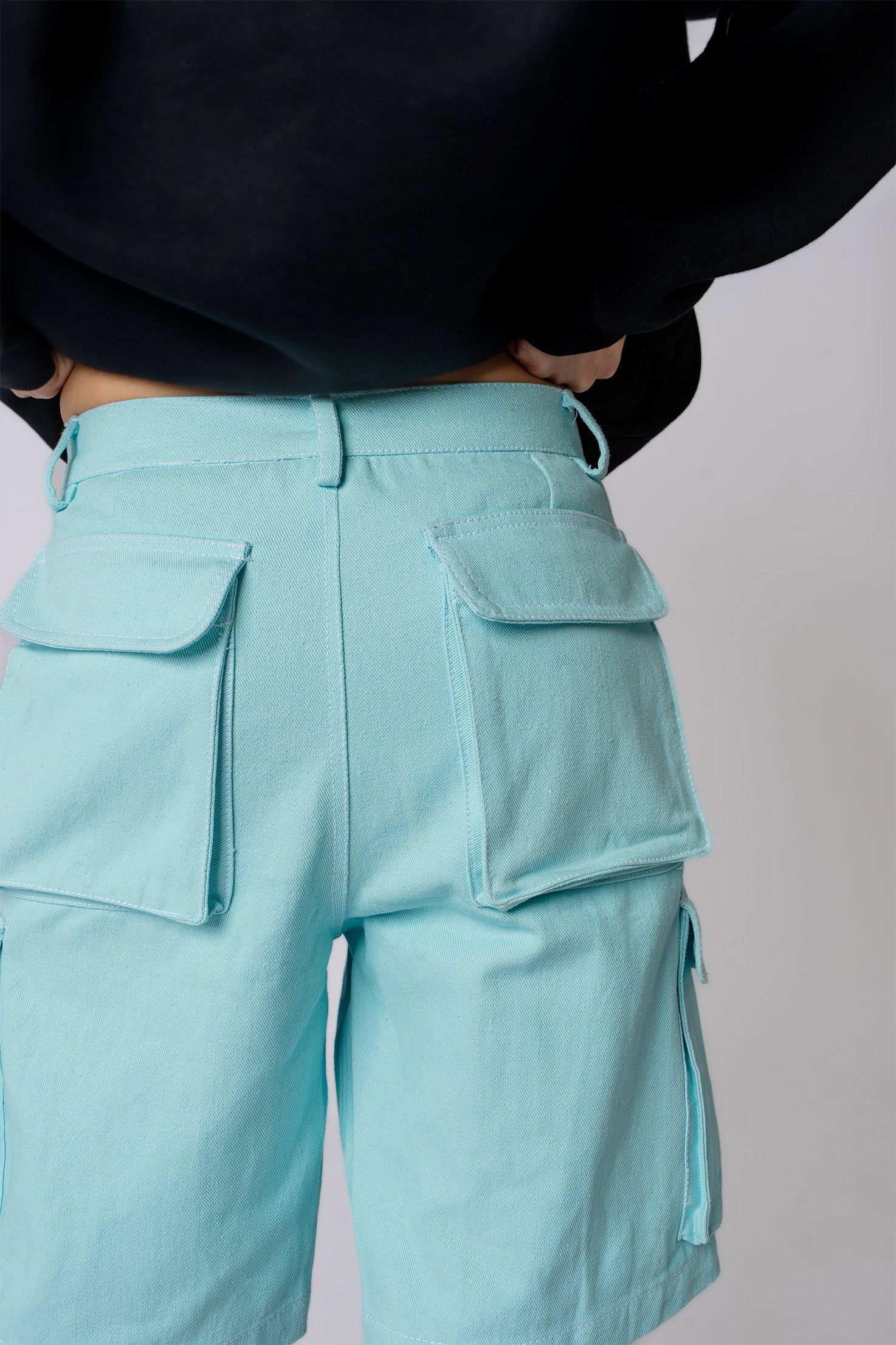 Sage Green Six Pockets Cargo Pants – Crayyheads