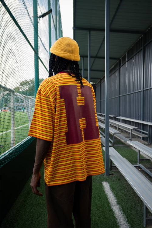 Old Skool Orange Striped Tee