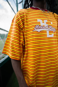 Old Skool Orange Striped Tee