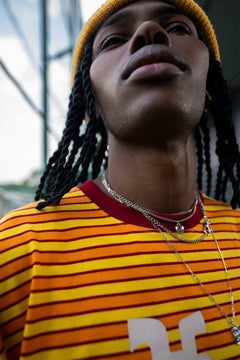 Old Skool Orange Striped Tee