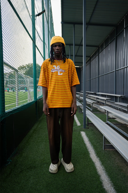 Old Skool Orange Striped Tee