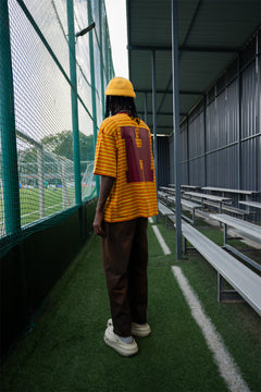 Old Skool Orange Striped Tee