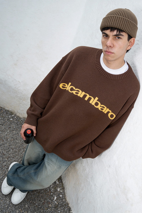 Toasted Brown Elcambaro Jacquard Pullover