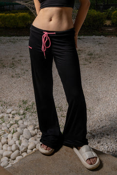 Classic Black Drawstring Pants