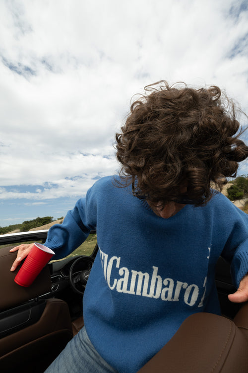 ElCambaro7 Jacquard Pullover | Deep Blue