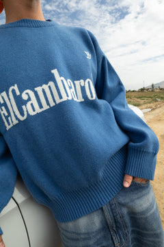 ElCambaro7 Jacquard Pullover | Deep Blue