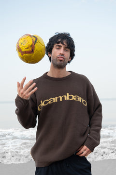 Toasted Brown Elcambaro Jacquard Pullover