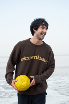 Toasted Brown Elcambaro Jacquard Pullover