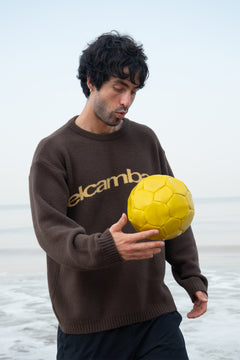 Toasted Brown Elcambaro Jacquard Pullover