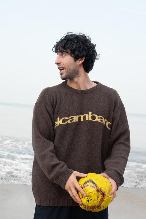 Toasted Brown Elcambaro Jacquard Pullover