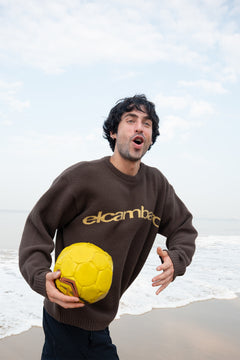 Toasted Brown Elcambaro Jacquard Pullover