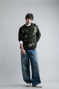 Camo Knit Pullover